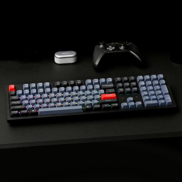 Keychron K10 Pro Fully Assembled RGB Backlight Keychron K Pro (Hot-Swappable) Mechanical Red Switch  